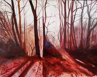 Original Expressionism Landscape Paintings by Gregor Pratneker