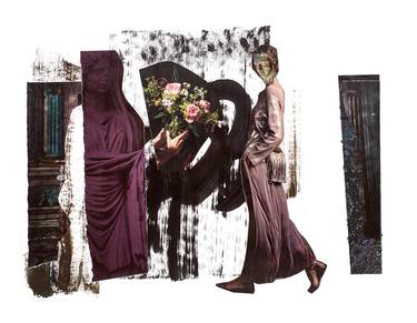 Original Dada Culture Collage by Fanny Horowitz