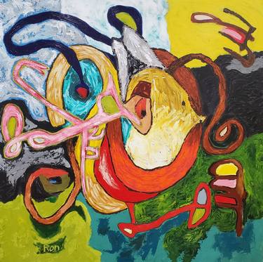 Original Contemporary Music Painting by Ron Throop