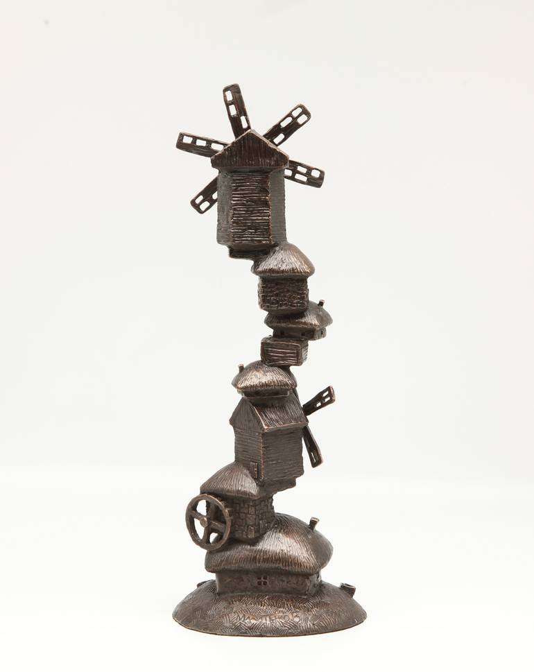 Original Abstract Architecture Sculpture by Volodymyr Mykytenko