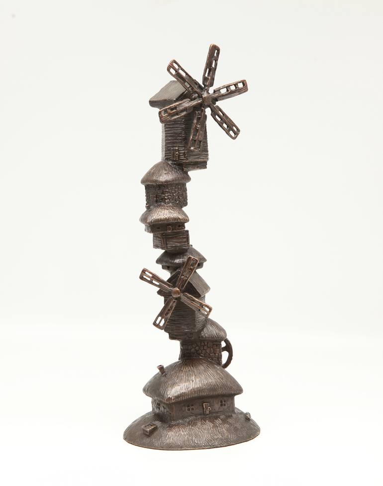 Original Abstract Architecture Sculpture by Volodymyr Mykytenko