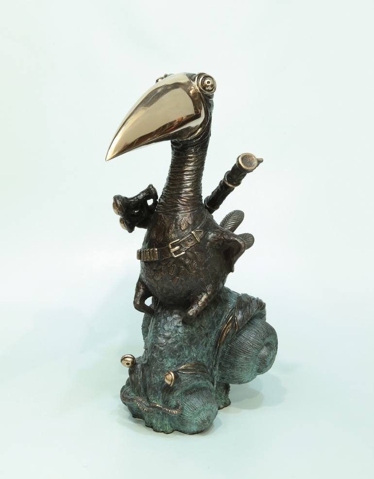 Original Abstract Animal Sculpture by Volodymyr Mykytenko