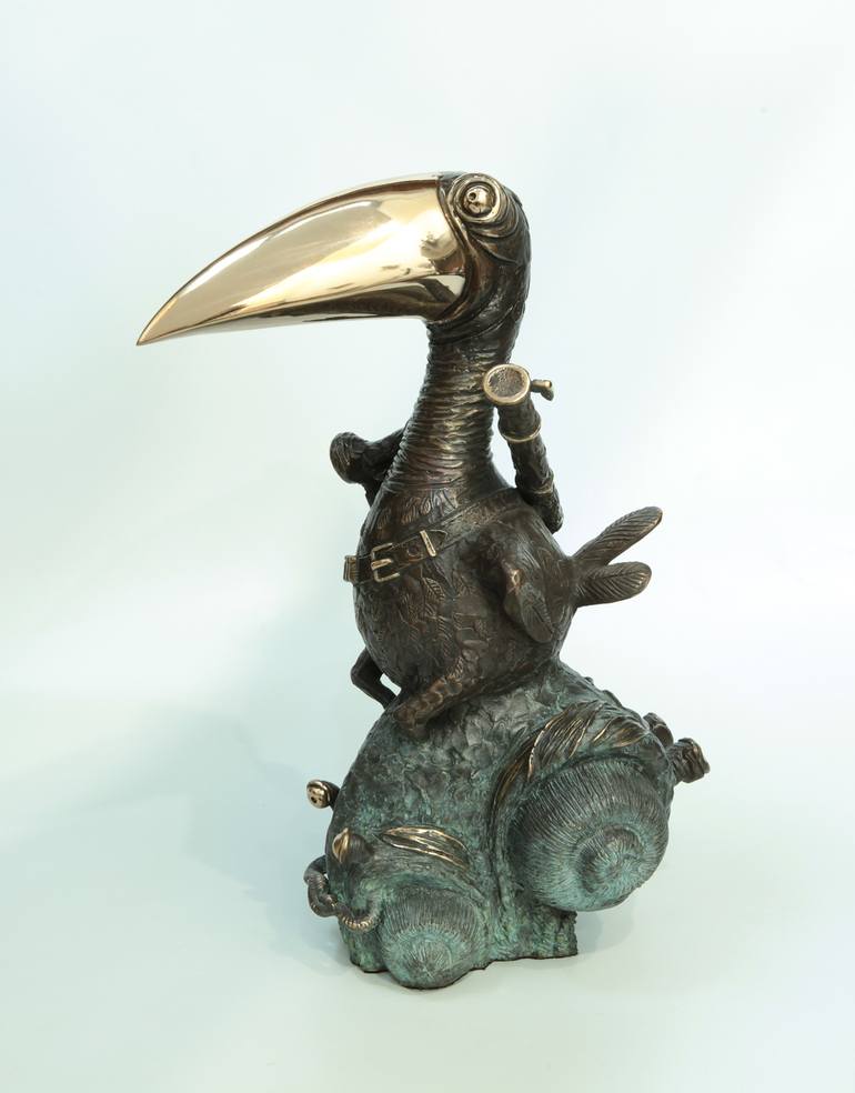 Original Abstract Animal Sculpture by Volodymyr Mykytenko
