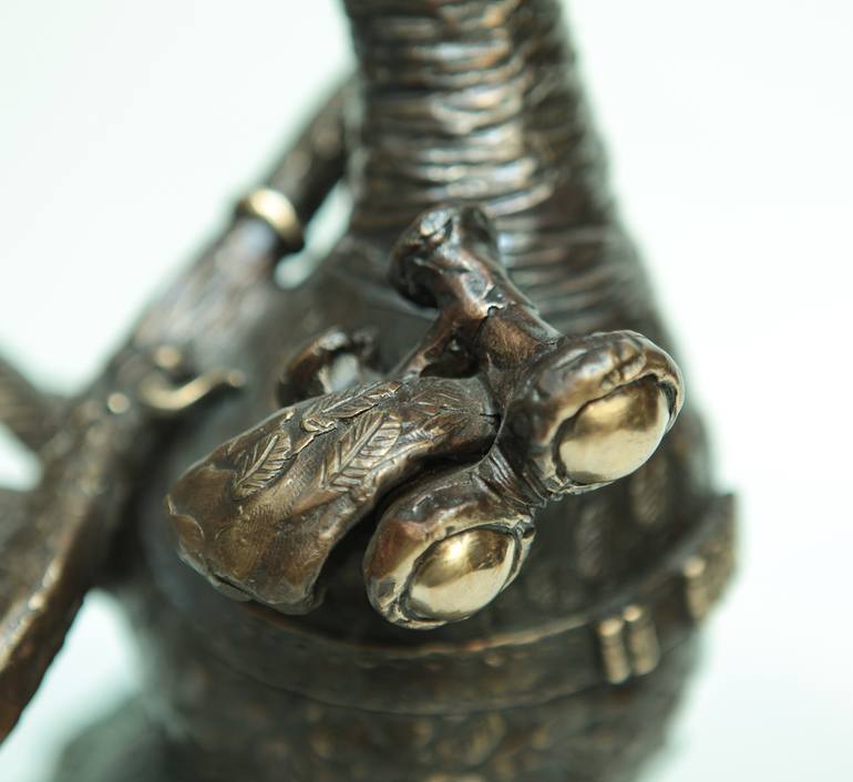 Original Abstract Animal Sculpture by Volodymyr Mykytenko