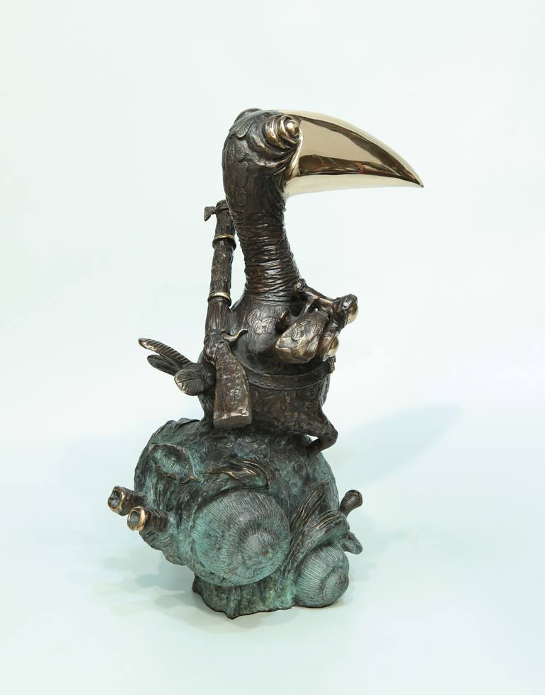 Original Abstract Animal Sculpture by Volodymyr Mykytenko