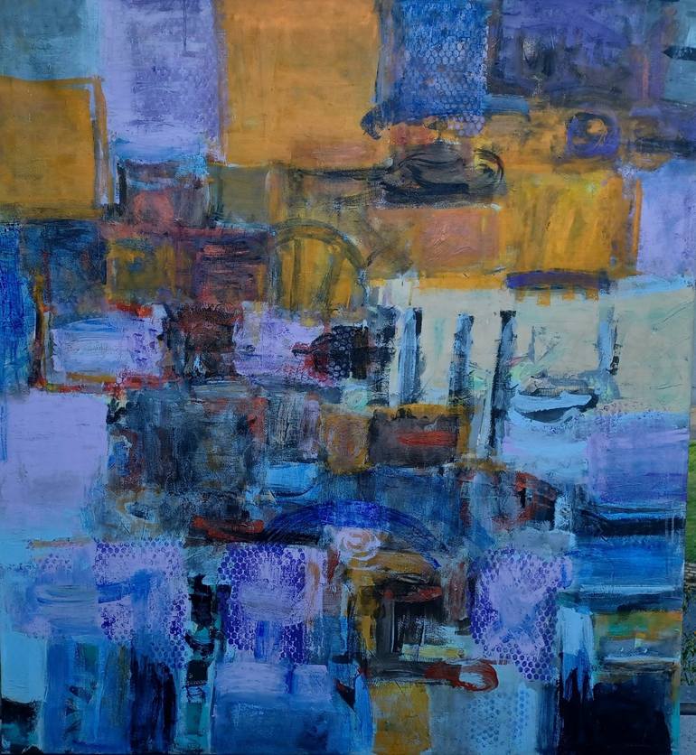 Blue memorise Painting by Ala Siraih | Saatchi Art