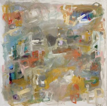 Original Abstract Expressionism Abstract Paintings by Linda Donohue
