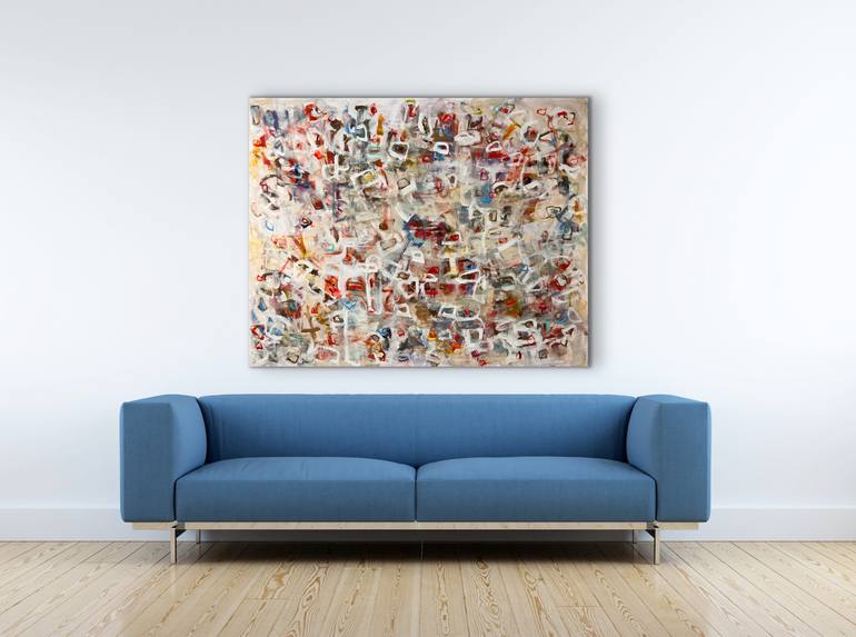 Original Abstract Expressionism Abstract Painting by Linda Donohue