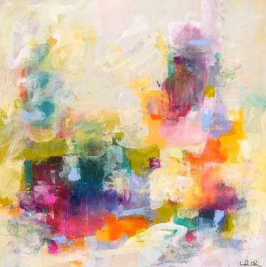 Saatchi Art Artist Linda Donohue; Painting, “After the Rain City” #art
