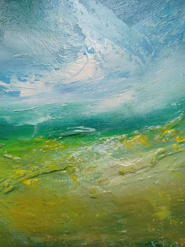 Original Abstract Expressionism Landscape Painting by Brian Daglish