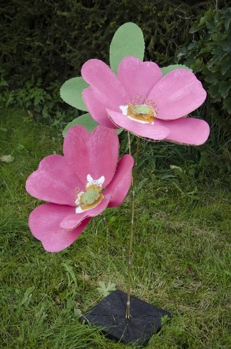 Print of Figurative Floral Sculpture by Birgitta Steger