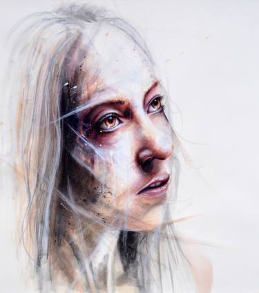 Original Portraiture Portrait Paintings by Kenzie Miller