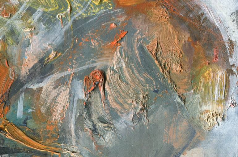 Original Abstract Nude Painting by Grigorii Pavlychev