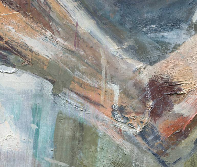 Original Abstract Nude Painting by Grigorii Pavlychev