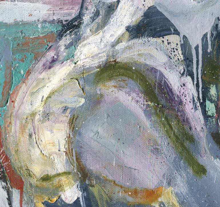 Original Abstract Nude Painting by Grigorii Pavlychev