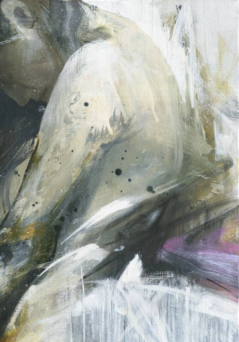 Original Expressionism Nude Painting by Grigorii Pavlychev