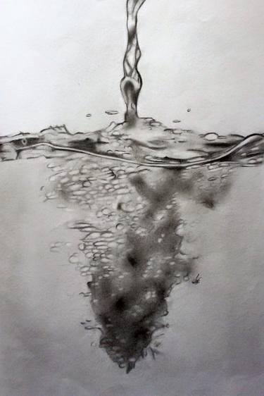 Original Realism Water Drawings by Skye William Eade