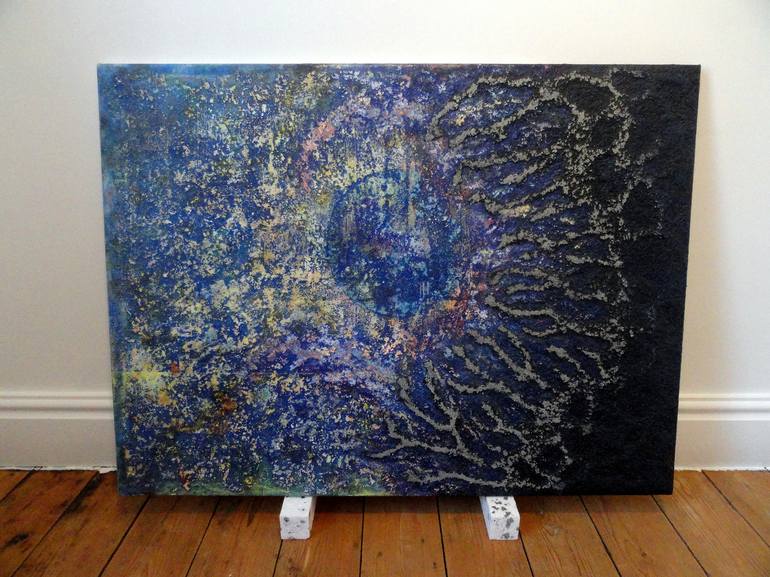 Original Abstract Outer Space Painting by Anthony Bingham