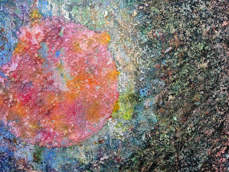 Original Abstract Outer Space Painting by Anthony Bingham