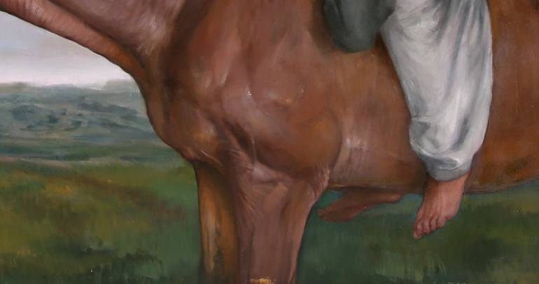 Original Realism Animal Painting by Mahmood Hayat