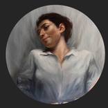 Reclining Portrait by Mahmood Hayat