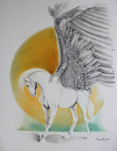 Print of Animal Drawings by Mahmood Hayat