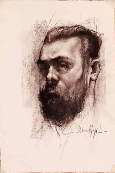 Original Portrait Drawings by Mahmood Hayat