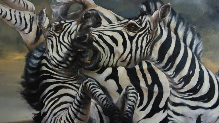 Original Animal Painting by Mahmood Hayat