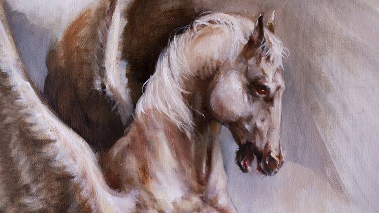 Original Realism Animal Painting by Mahmood Hayat