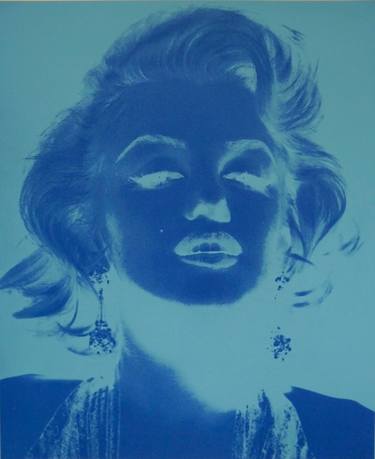 Marilyn Monroe Reversed-blue - Limited Edition 1 of 20 thumb