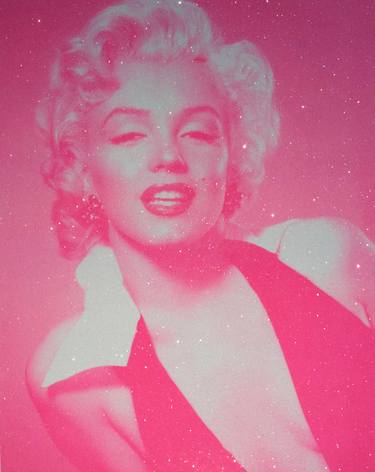 Marilyn Monroe-Candy Floss Pink (with diamond dust) - Limited Edition of 30 thumb