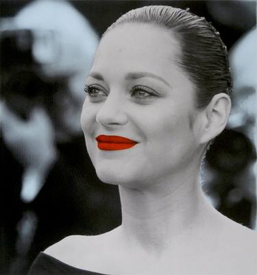 Marion Cotillard-blue - Limited Edition of 40 thumb