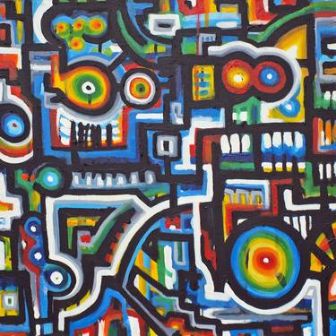 Original Abstract Paintings by Toby Hazel