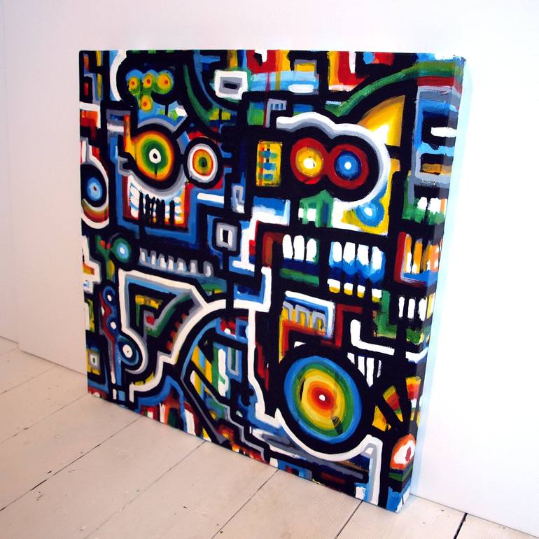 Original Abstract Painting by Toby Hazel