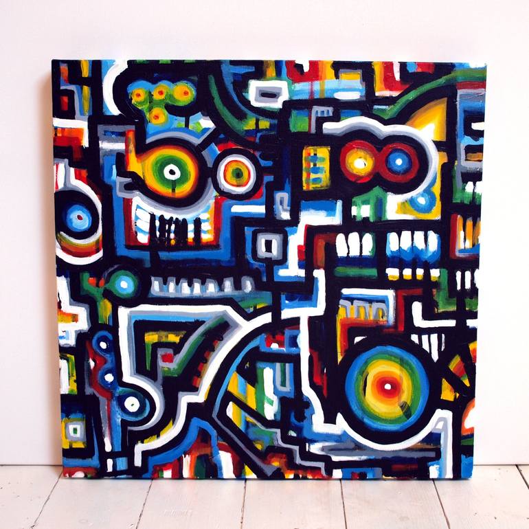 Original Abstract Painting by Toby Hazel