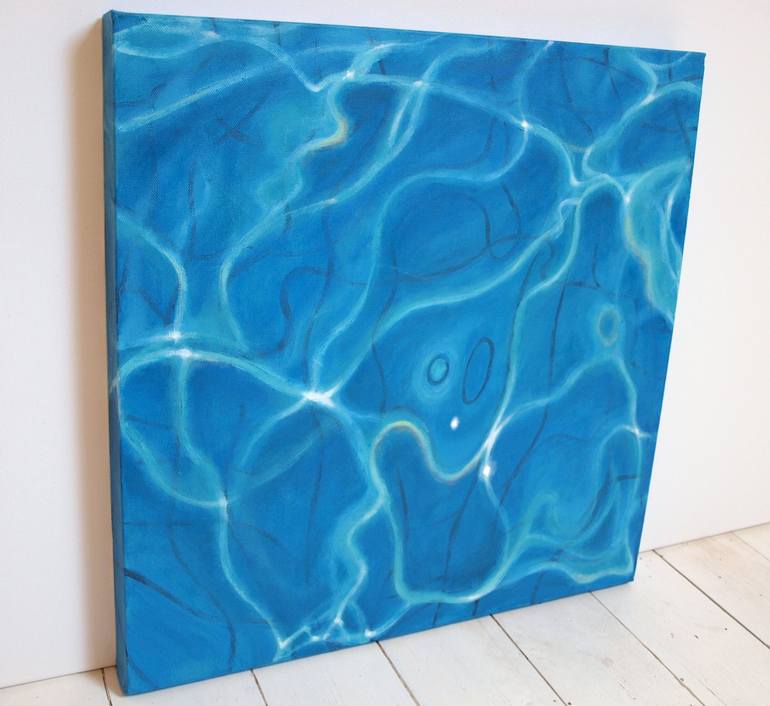 Original Abstract Water Painting by Toby Hazel