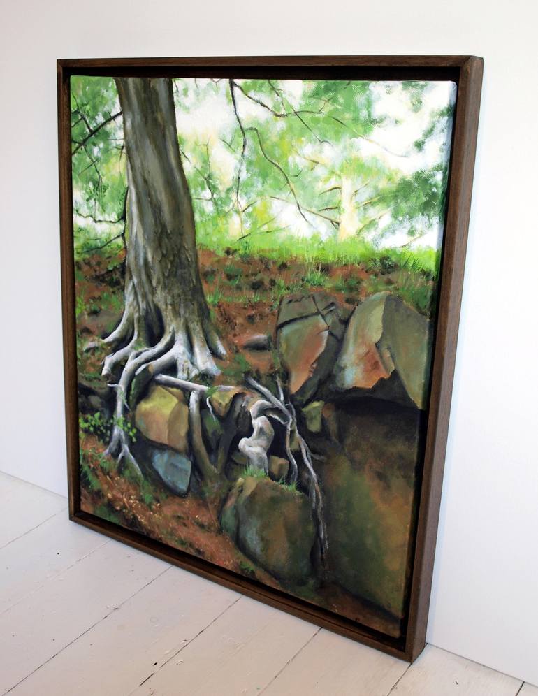 Original Realism Tree Painting by Toby Hazel