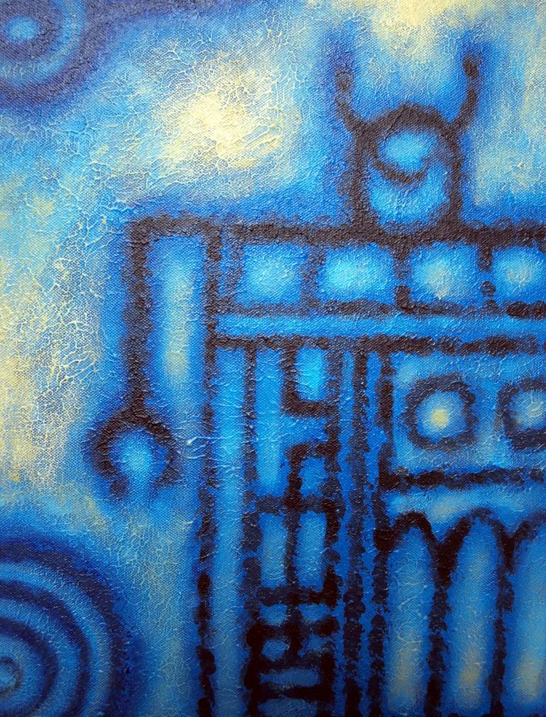 Original Abstract Painting by Toby Hazel