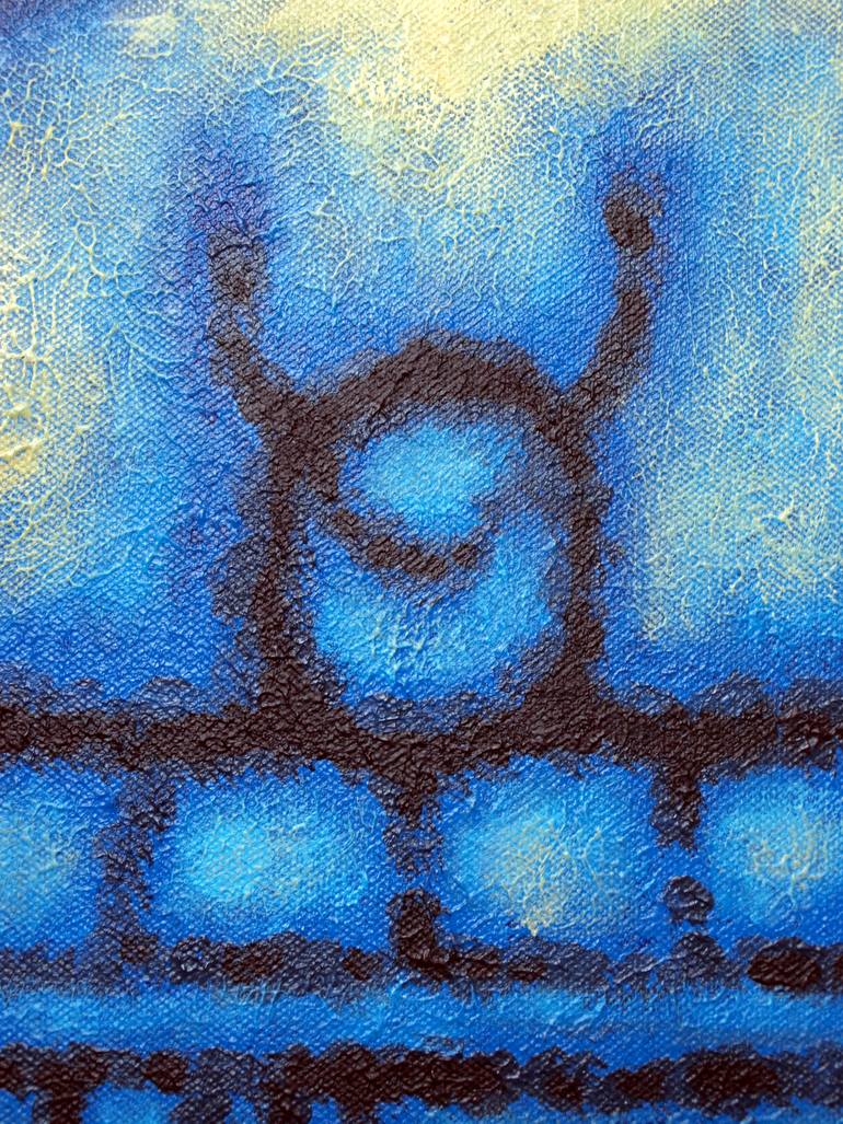 Original Abstract Painting by Toby Hazel
