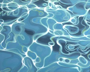 Original Abstract Water Paintings by Toby Hazel