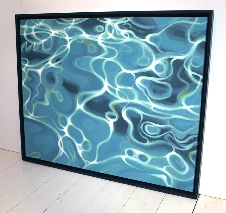Original Abstract Water Painting by Toby Hazel