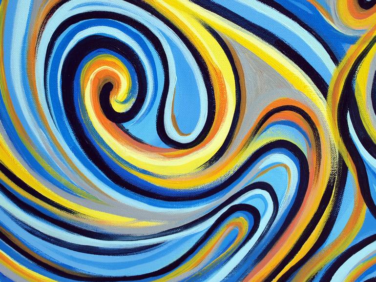 Original Abstract Expressionism Abstract Painting by Toby Hazel