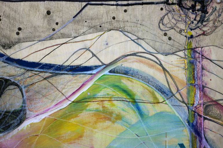 Original Abstract Expressionism Other Painting by Judy Hart