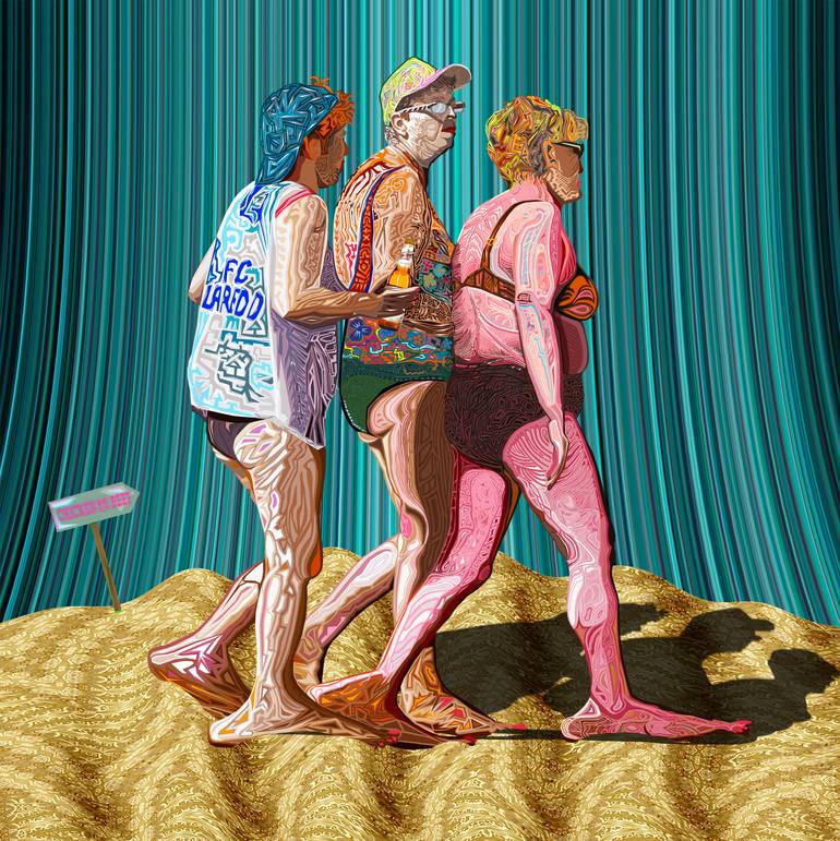 Original Digital Art Beach Digital by Nico Vincent