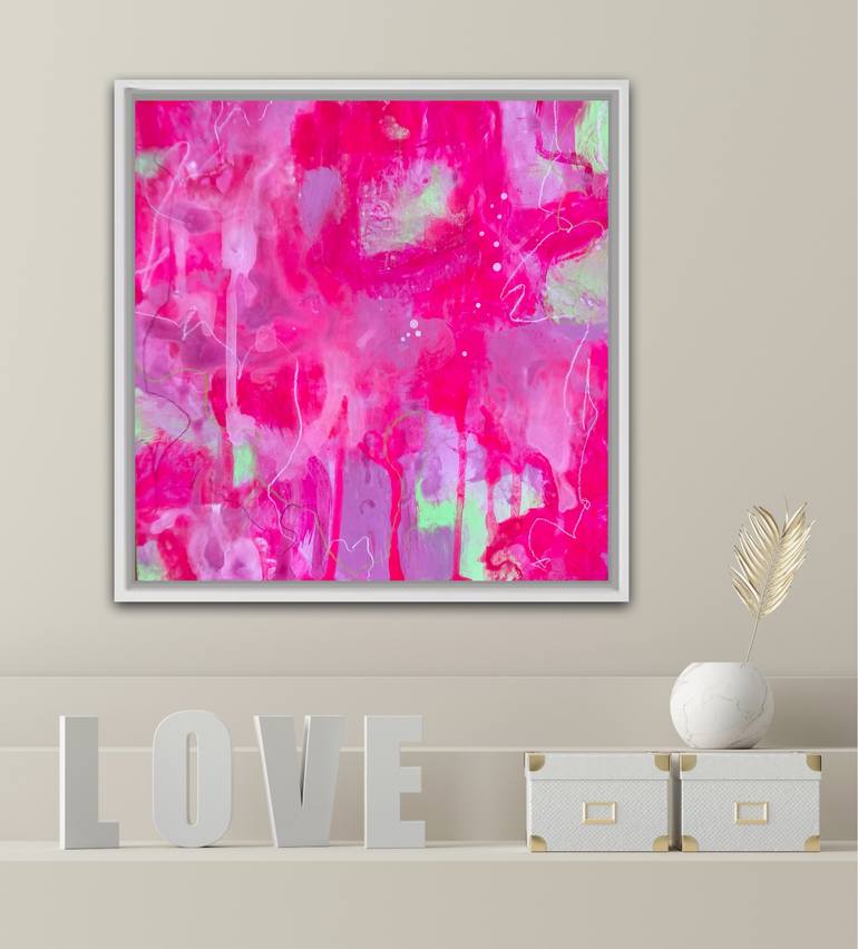 Original Abstract Expressionism Abstract Painting by Kate Marion Lapierre