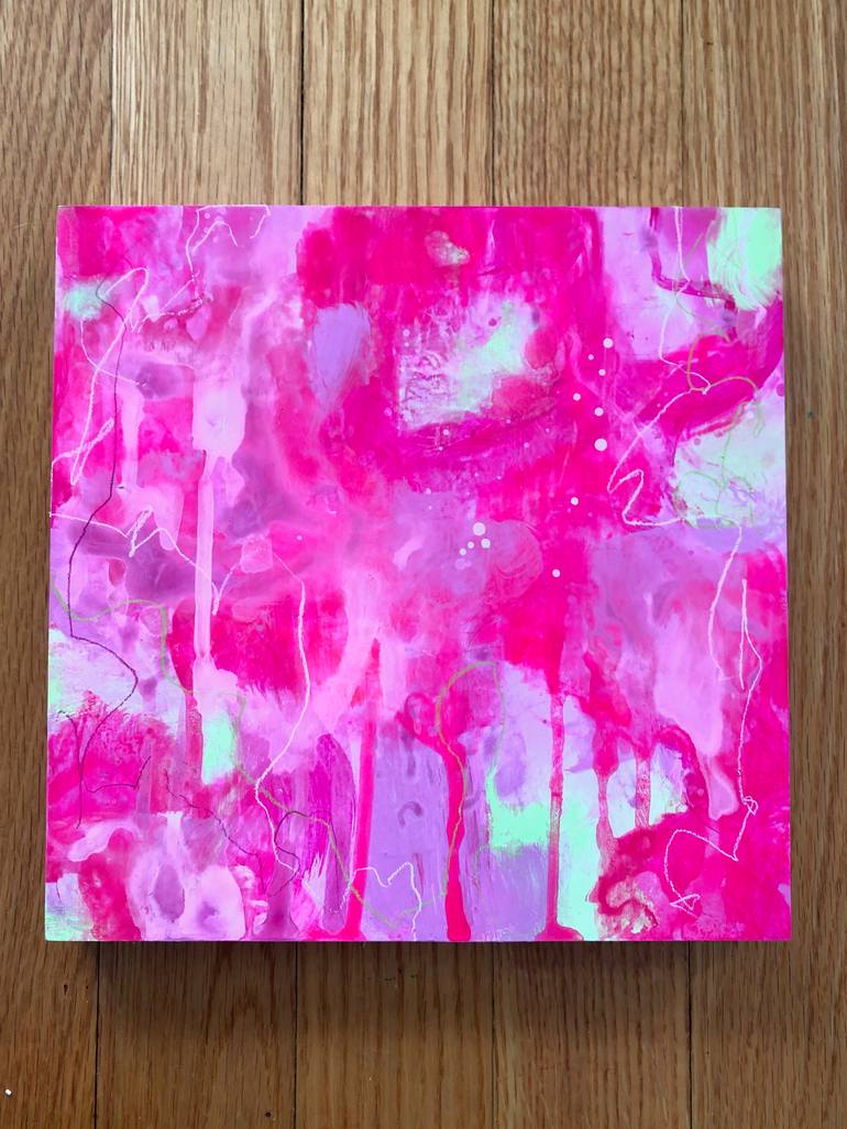Original Abstract Expressionism Abstract Painting by Kate Marion Lapierre