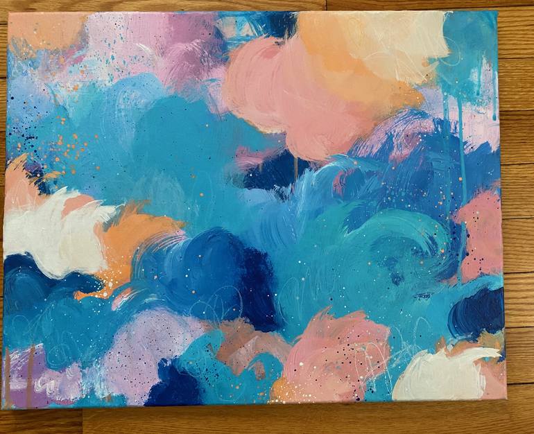 Original Abstract Painting by Kate Marion Lapierre