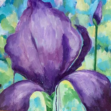 Original Fine Art Floral Paintings by Kate Marion Lapierre