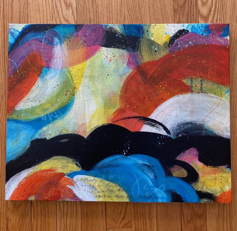 Original Abstract Painting by Kate Marion Lapierre