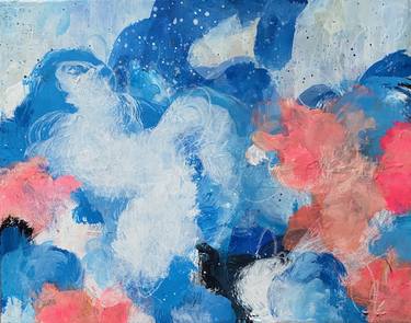Original Abstract Expressionism Abstract Paintings by Kate Marion Lapierre